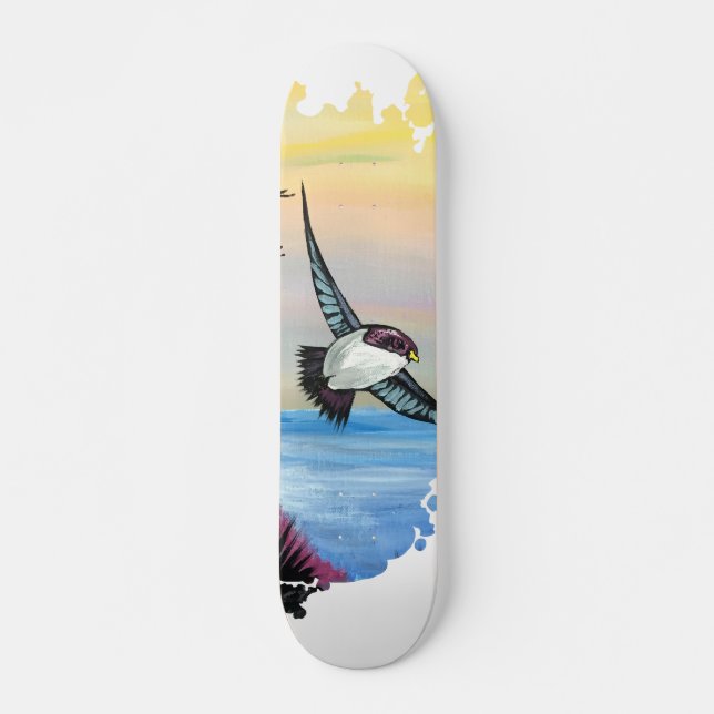 Skateboard Vue Oiseaux (Devant)
