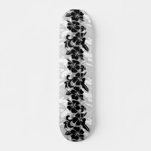 Skateboard Waikoloa Hawaiian Hibiscus Floral Etché