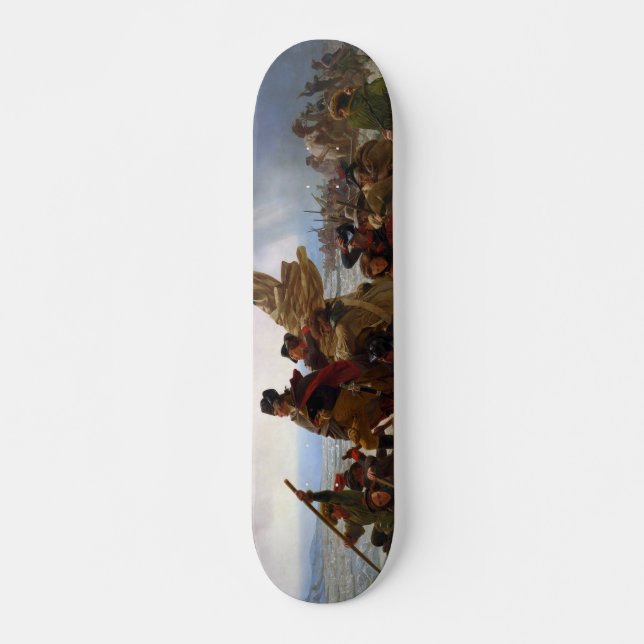 Skateboard Washington Traverser le Delaware par Emanuel Leutz (Devant)
