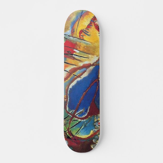 Skateboard Wassily Kandinsky - Improvisation 30 Art Abstrait (Devant)