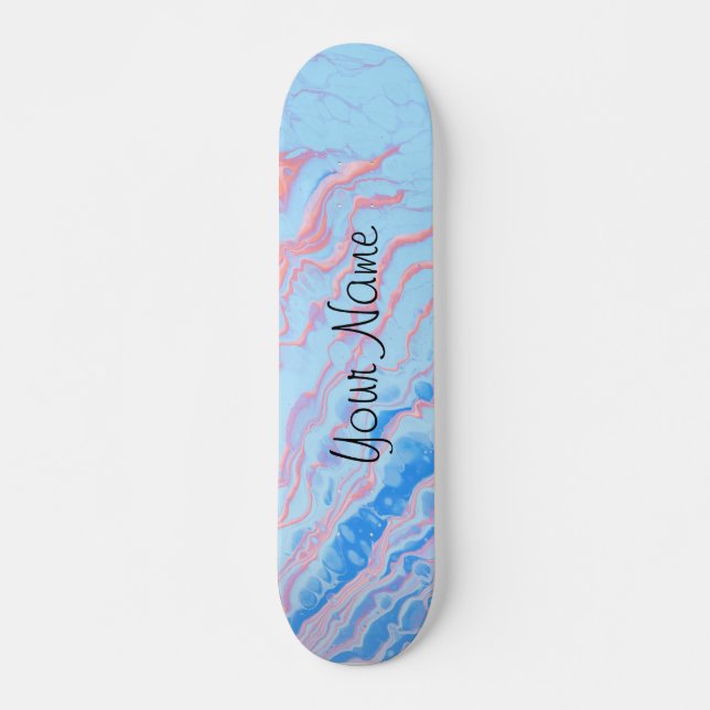 Skateboard Watercolor Marble (Devant)
