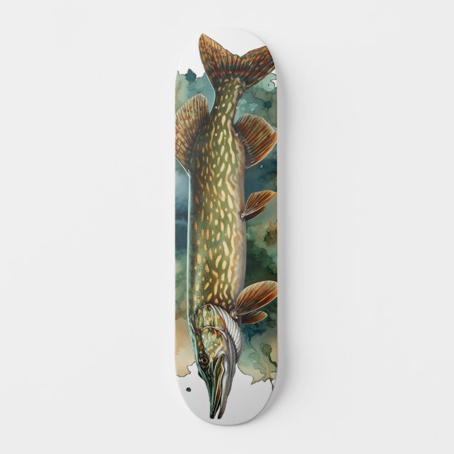 Skateboard Watercolor Series: Pike (Recto)