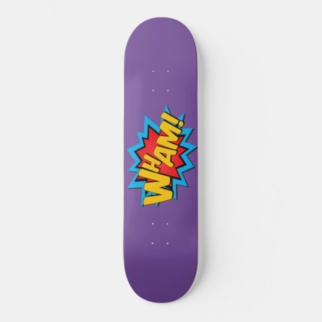 Skateboard - Wham ! Pourpre (Recto)
