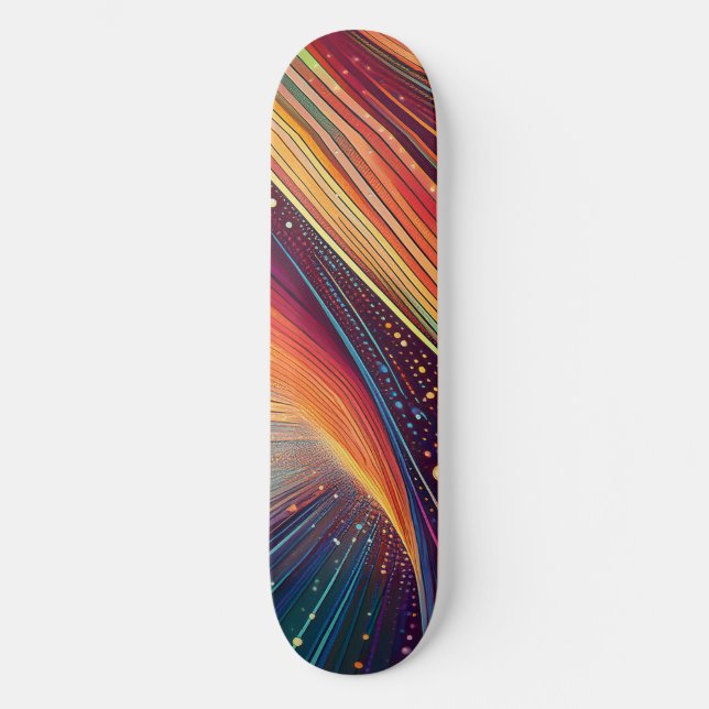 Skateboard Whirlpool Abstrait (Recto)