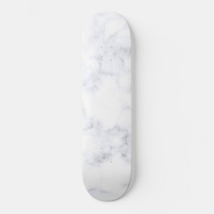 Skateboard White Marble Texture