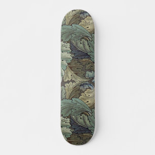 Skateboard William Morris Acanthus Sage Fleur Floral Botaniqu