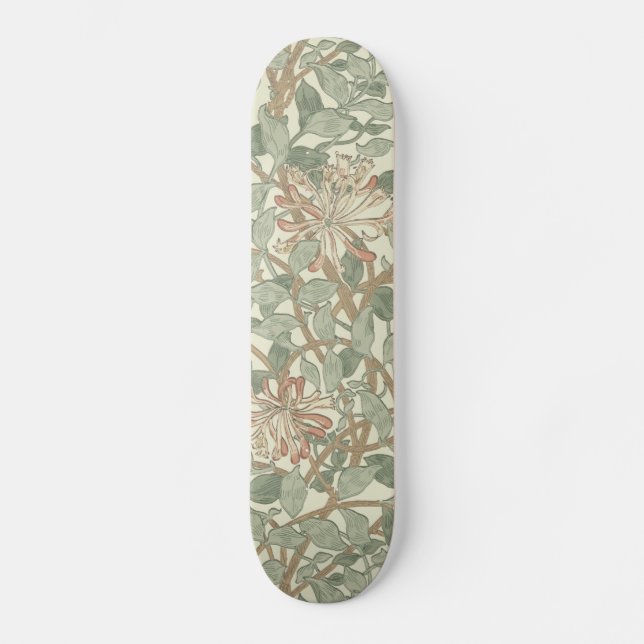 Skateboard William Morris Honeysuckle Fond d'écran (Recto)