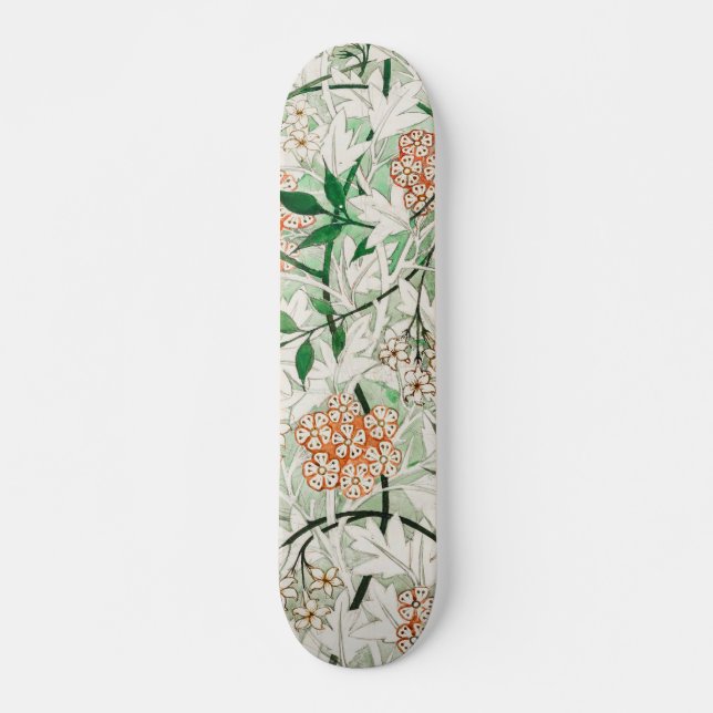 Skateboard William Morris Jasmine Garden Flower Classic (Devant)