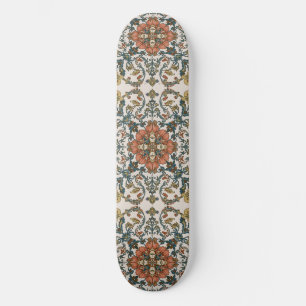 Skateboard William Morris Le Paon Art Nouveau Vintage