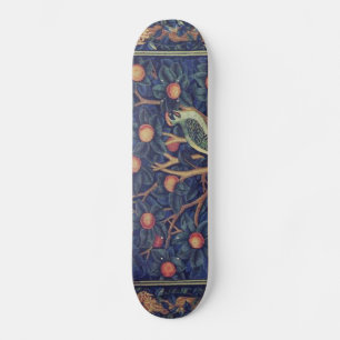 Skateboard William Morris Woodpecker Tapestry Birds Floral