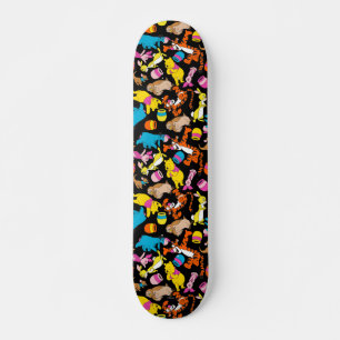 Skateboard Winnie l'Ourson Motif des amis lumineux
