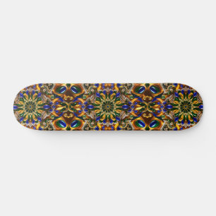 Skateboard with Brazil Colours Design