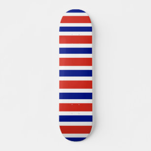 Skateboard with flag of Costa Rica