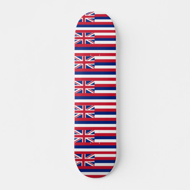 Skateboard with flag of Hawaii (Front)