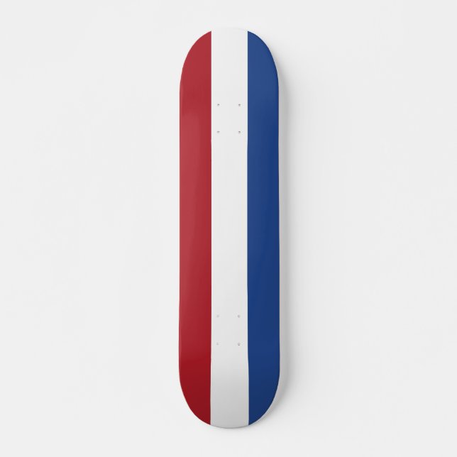 Skateboard with flag of Netherlands (Front)