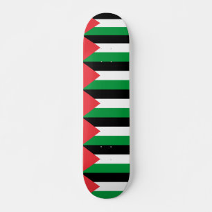 Skateboard with flag of Palestine