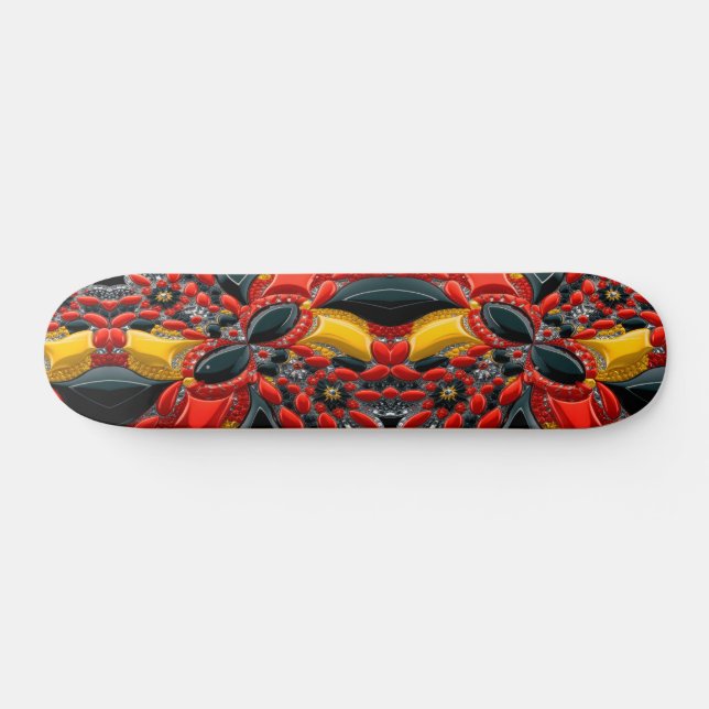 Skateboard with Germany Colours Design (Horz)