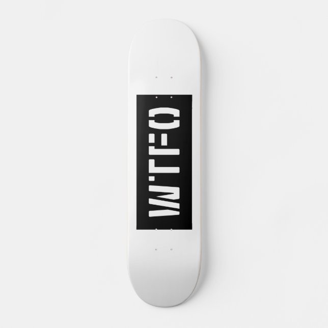 SKATEBOARD WTFO (Recto)