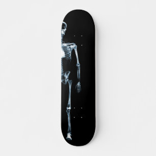 Skateboard X-Ray Vision Blue Single Skeleton