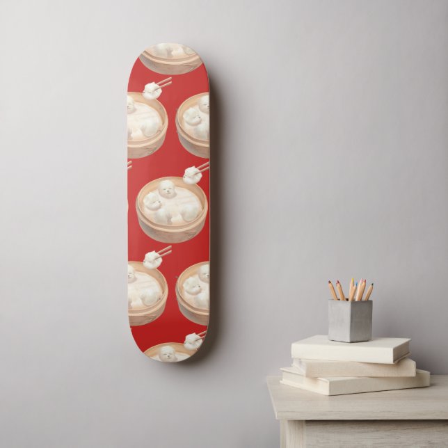 Skateboard Xiao Long Bao (Art mural)