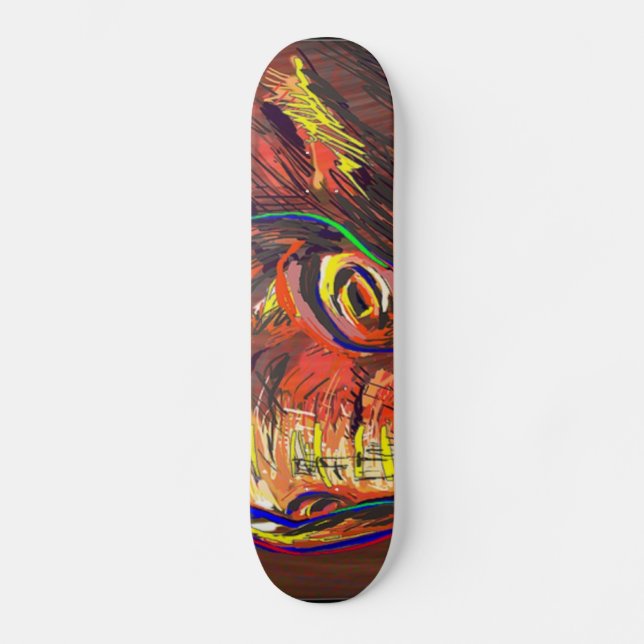Skateboard Yeux abstraits (Recto)
