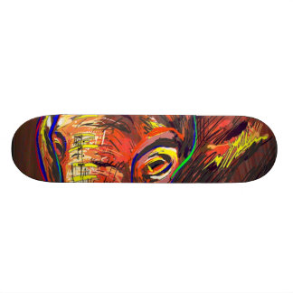 Skateboard Yeux abstraits