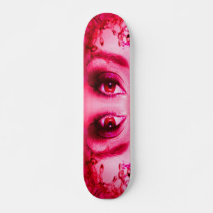 Skateboard Yeux rouges