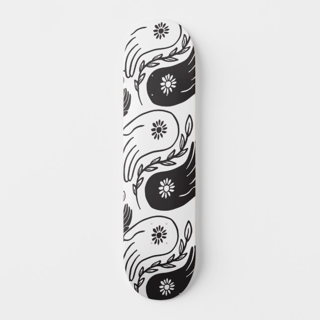 Skateboard yin yang  (Recto)