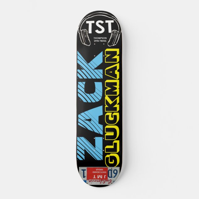 Skateboard ZACK GLUCKMAN Planche à roulettes (Recto)