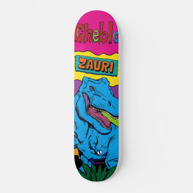Skateboard ZAURI ボード【8 1/8インチ(20.63cm)】デッキ (Recto)