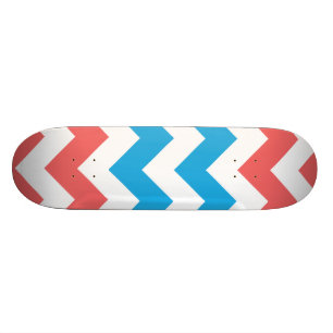 Skateboard Zigzag Aqua-Rose