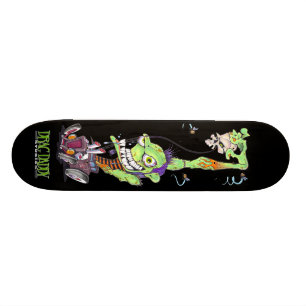 Skateboard Zombie en noir