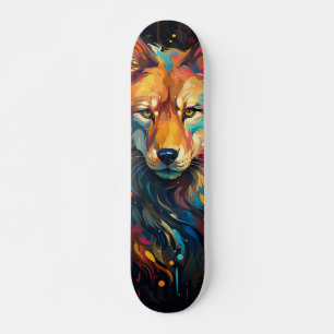 skateboard Zorro Territorial Orange and Blue