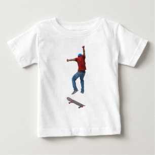 Skateboarder Get Some Air Action Street Kulcha Art Baby T-Shirt