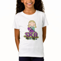 Skateboarder Girl Extreme Sports T-shirt