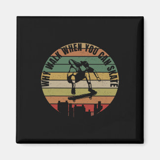 Skateboarder Outfit Skateboard Clothes Skater Skat Magnet