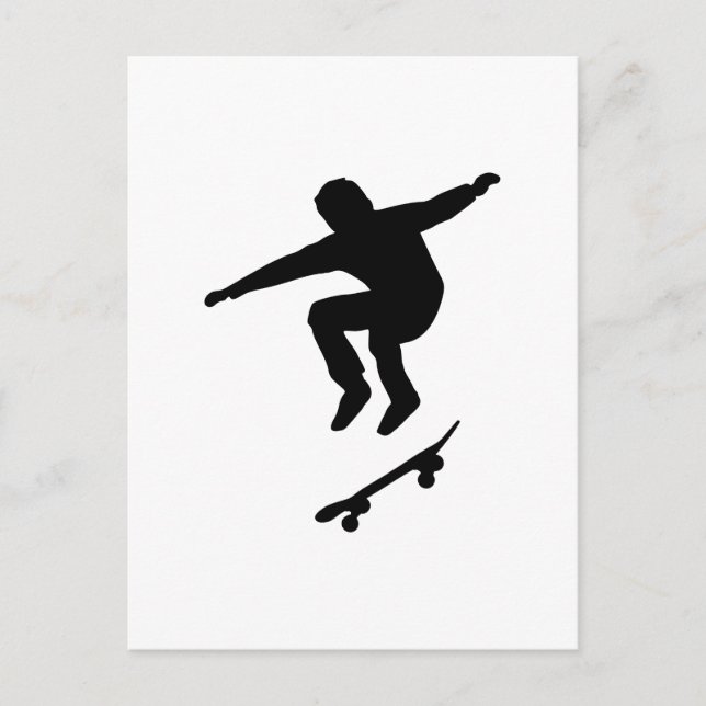 Skateboarder Postcard (Front)
