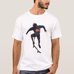 Skateboarder silhouette urban design T-Shirt