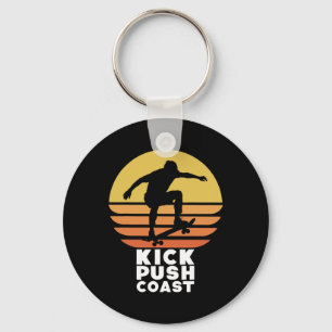Skateboarder Skateboarding 1  Keychain