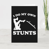 Skateboarder Stunts Fun Skateboard Gift