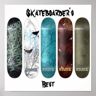 Skateboarder's Best Poster