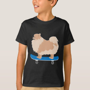 Skateboarders Toy Pom Dog Skating - Skateboarding  T-Shirt