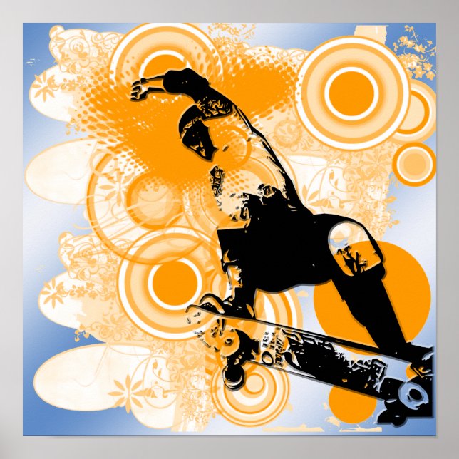 Skateboarding Air Poster (Front)