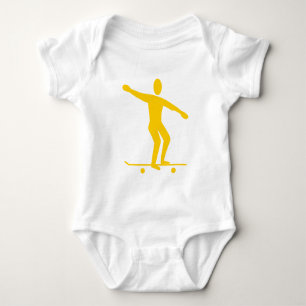 Skateboarding - Amber Baby Bodysuit