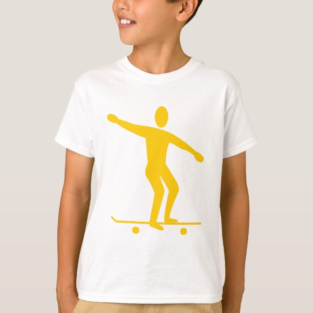 Skateboarding - Amber T-Shirt (Front)