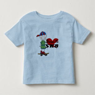 SKATEBOARDING - Boy in Baseball Cap Toddler T-shirt