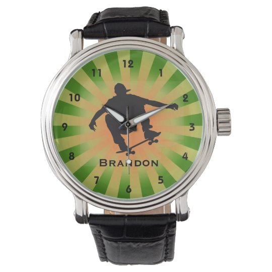 Skateboarding Design Watch