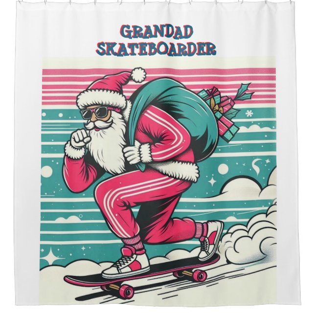 Skateboarding father christmas (Front)