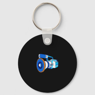 Skateboarding Filmer Lifestyle Graphic – Fisheye P Keychain