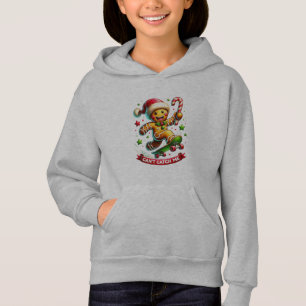 Skateboarding Gingerbread Joy